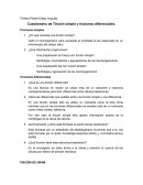 Cuestionario de Tinción simple y tinciones diferenciales