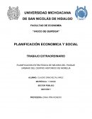 Cual es la Planificación estratégica del paisaje del centro histórico de Morelia