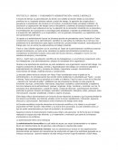 Cual es el Protocolo fundamentos de administracion