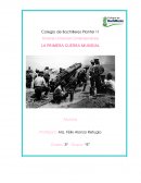 LA PRIMERA GUERRA MUNDIAL comenzó el 28 de julio de1914 y finalizó el 11 de noviembre de 1918