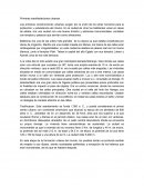 Cuales son las Primeras manifestaciones urbanas