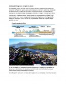 Analisis de Riesgo para la region de Aysen Chile