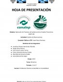 Operación de Procesos de Auditoria de los Estados Financieros