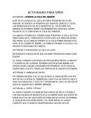 Actividades para niños. Actividad 1: Atrapa la cola del dragón