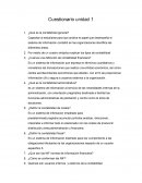 Cuestionario unidad 1 ¿Qué es la contabilidad general?