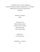 DIRECCION Y LIDERAZGO UNIDAD I