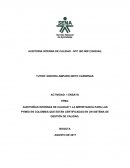 AUDITORÍAS INTERNAS DE CALIDAD Y LA IMPORTANCIA PARA LAS PYMES EN COLOMBIA QUE ESTÁN CERTIFICADAS EN UN SISTEMA DE GESTIÓN DE CALIDAD
