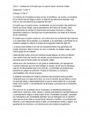 Libro 1.- Análisis de “El Pueblo que no quería crecer” de Ikram Antaki