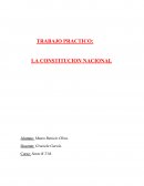 TRABAJO PRACTICO: LA CONSTITUCION NACIONAL