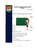 El sujeto y su formación profesional como docente ¿QUÉ IMPLICA SER MAESTRO?