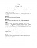 CAPITULO 1 CONCEPTOS CLAVE: ADMINISTRACION DE OPERACIÓN Y CADENAS DEE SUMINISTRO (AOCS)