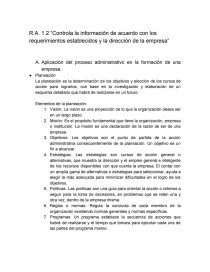 “Controla la información de acuerdo con los requerimientos establecidos y la dirección de la empresa”. Página 1