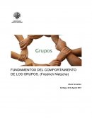 FUNDAMENTOS DEL COMPORTAMIENTO DE LOS GRUPOS. (Friedrich Nietzche)