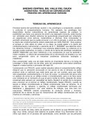 TECNICAS DE COMUNICACION PROCESO DEL APRENDIZAJE HUMANO