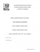 Introducción a la Estadística. División de la Estadística