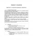 PROYECT CHARTER MINERA CRISTINA