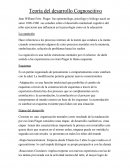 Teoría del desarrollo Cognoscitivo. La cognición