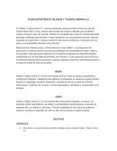 PLAN ESTRATÉGICO HILADOS Y TEJIDOS ANDINA S.A