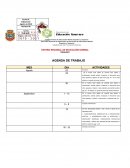 Agenda de trabajo Sordos