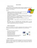 Tipos de software Software de sistemas