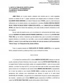 CANCELACIÓN DE PENSIÓN ALIMENTICA