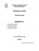 Planeación y Control Proyecto final EQUIPO # 7