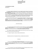 Ejemplo de Demanda ejecutiva mercantil