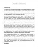 PEDAGOGÍA DE LA ECO EDUCACIÓN INTRODUCCIÓN