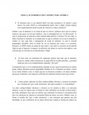 TEMA I y II. INTRODUCCION Y ESTRUCTURA ATÓMICA