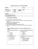 PRUEBA DE LECTURA “¡AY, CUÁNTO ME QUIERO!”