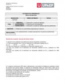 Actividad de aprendizaje Estadística inferencial, una población