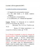 La alta edad media y el mundo moderno temprano