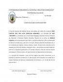 CONSTANCIA DE ACEPTACION PP1