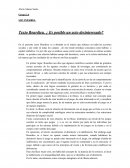 Texto Bourdieu. ¿ Es posible un acto desinteresado?