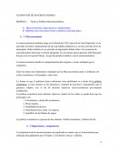 ELEMENTOS DE MACROECONOMIA MODULO I Teoría y Política Macroeconómica
