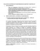 EVALUACIÓN DE EXPERIENCIAS TRANSFORMADORAS DE MAESTRAS Y MAESTROS 2017