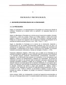 PSICOLOGÍA Y PSICOPATOLOGÍA