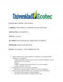 ESTADISTICA I TÍTULO: TALLER 1