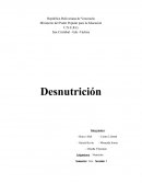 La desnutrición en sus diversas formas es la más común de las enfermedades