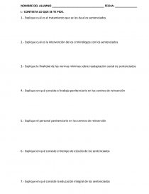 EXAMEN TRATAMIENTO PENITENCIARIO. Página 1