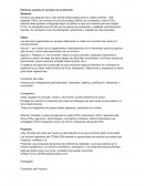 Rúbricas usadas en los tipos de evaluación