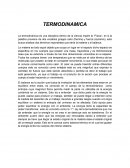 TERMODINAMICA La termodinámica es una disciplina dentro de la ciencia madre la “Física”