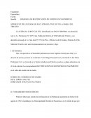 DEMANDA DE RECTIFICACIÓN DE PARTIDA DE NACIMIENTO.