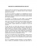 ANALISIS DE LA ADMINISTRACIÓN DEL SIGLO XXI