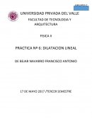 Dilatacion Lineal - Fisica 2