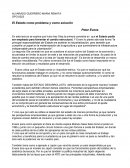 El estado como problema y como solucion