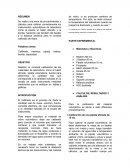 INFORME #1 - CALIBRACIÓN DE MATERIALES