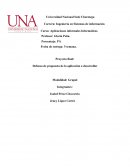 Defensa de propuesta de la aplicación a desarrollar