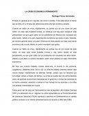 LA CRISIS ECONOMICA PERMANENTE