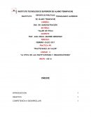 PRACTICA #3 “PRACTICANDO UN VALOR” UNIDAD 4 “LA ETICA EN LAS INSTITUCIONES Y ORGANIZACIONES”